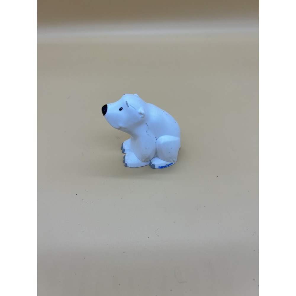 Fisher Price Little People Polar Bear White Arctic Animal Figure Replacement Toy